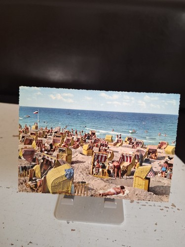 Antike postkarte strand - antike, ostsee