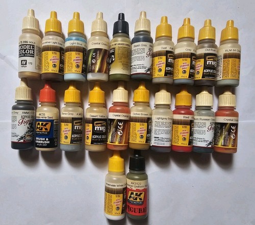 Ammo mig 22 farben pinsel - -,