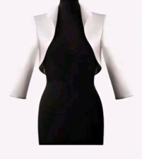 Braut bolero satin weiß - braut,