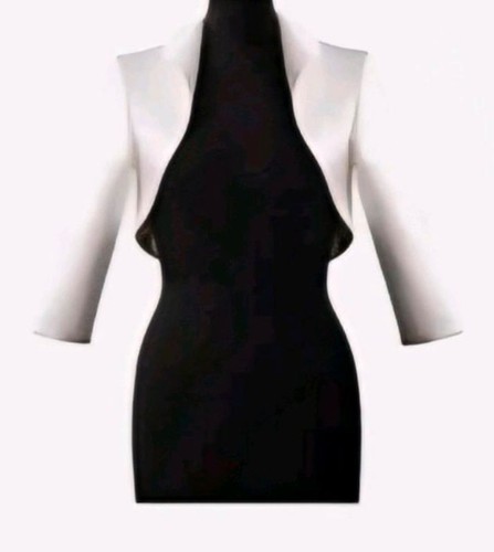 Braut bolero satin weiß - braut,