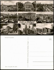 Stuttgart Mehrbild-AK mit