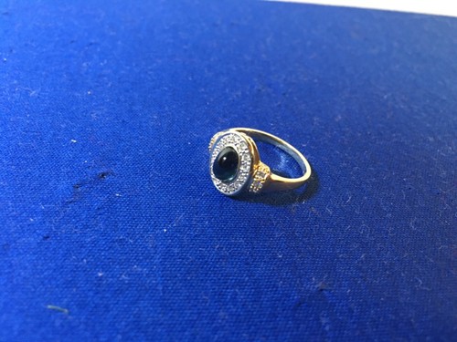 Saphir ring gold 585 - saphir, mit