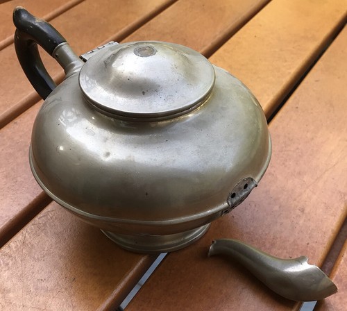Zinn kanne tee kaffee - zinn,