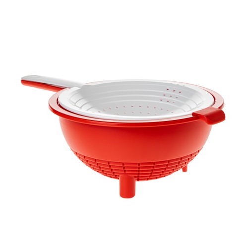 Tupperware saladin sieb rot - saladin,