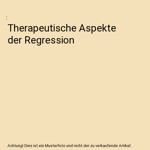 Therapeutische aspekte der - therapeutische,