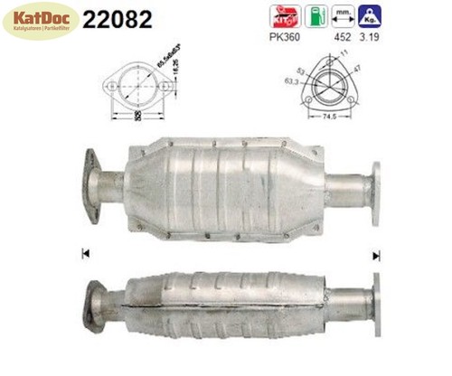 Katalysator honda v - honda, i