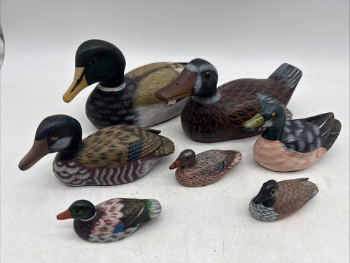 28497 bemalte holz enten - 28497/,