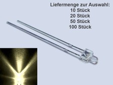 Led 2mm diffus klar kurzer - led,