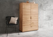 Highboard Wäscheschrank 100x155cm Massivholz Wildeiche massiv NEU OVP!!!
