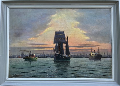Marinemaler arup jensen - arup,