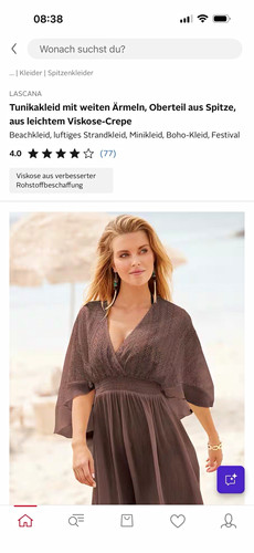 Lascana kurzes braunes - kurzes,