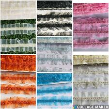 2/13 Meter Borte Spitze  breit Nichtelastisch Weiß schwarz 3cm Nähen nm