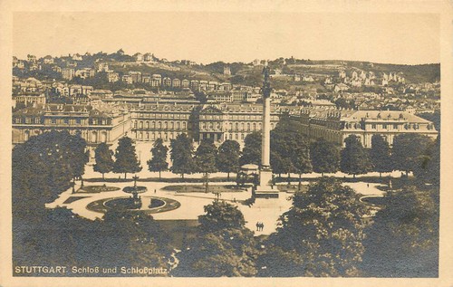 Alte ansichtskarte stuttgart - ansichtskarte,