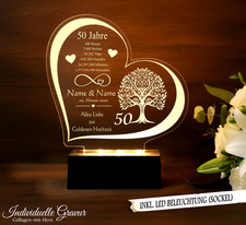 Geschenk Goldene Hochzeit 50