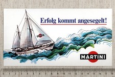 Aufkleber/Sticker MARTINI Aperitif Cocktail Erfolg kommt angesegelt