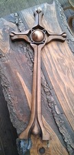 Grabsteinkreuz bronze kirche - grabsteinkreuz,