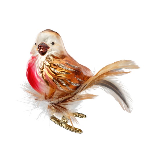 Christbaumschmuck glas vogel - glas,