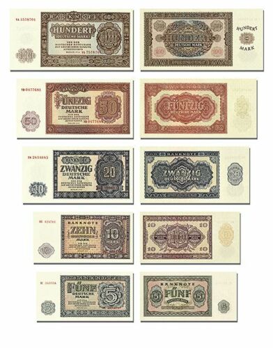 Ddr geldscheine von 1955 5 - ddr,