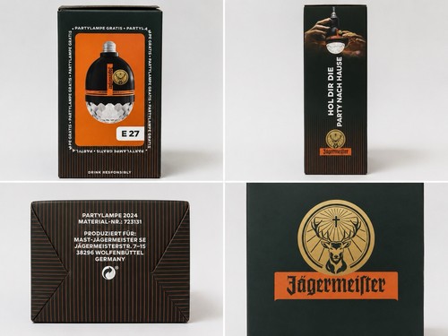 Jägermeister partylampe e27 - jägermeister,