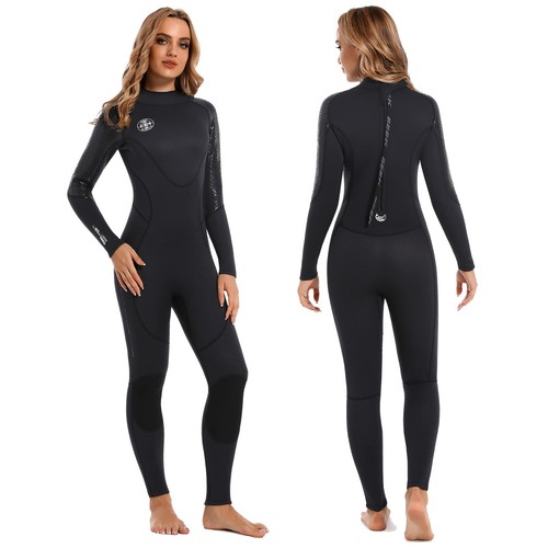 Neoprenanzug modelx schwarz - schwarz, 3