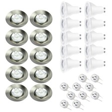 10x LED Einbaustrahler Leuchte