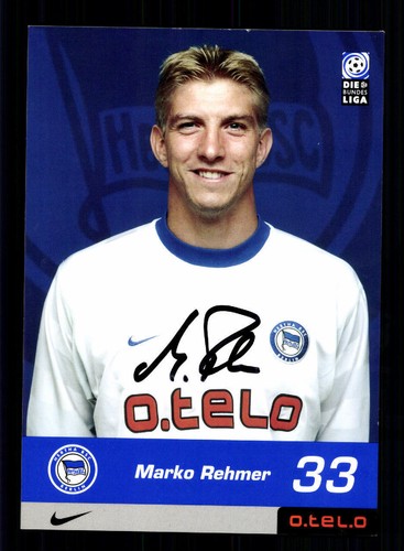 Marko rehmer autogrammkarte - marko,
