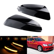 Paar LED Spiegelblinker Außenspiegel Für Mercedes Benz C-Klasse W204 S204 07-14