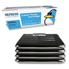 Refresh Patronen Full Set Pack CLP-510 Toner kompatibel mit Samsung Druckern