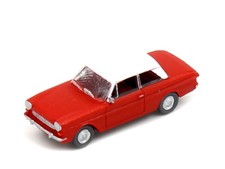 RAILNSCALE N5130RW - Fertigmodell PKW Ford Taunus 12M (P4) – Rot-Weiß - Spur N