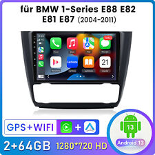 Für BMW 1er E81 E82 E87 E88 2004-2011 Android 13 Autoradio Carplay Navi SWC DAB+