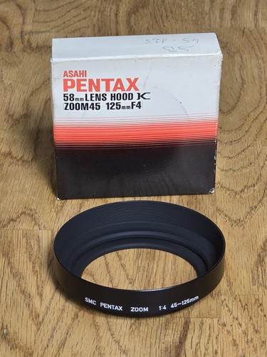 Asahi pentax 58mm lens hood - 58mm, k