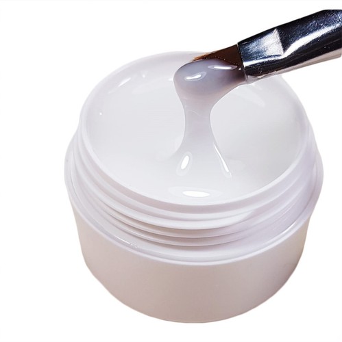 Aufbau gel weiß milchig - uv,