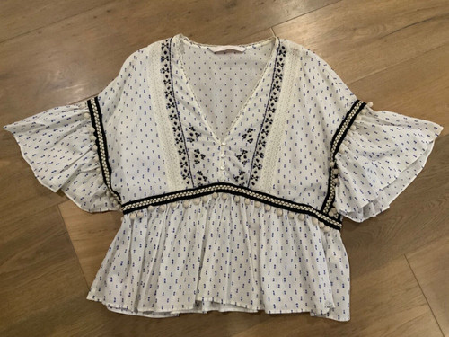 Zara trf tunika babydoll bluse - trf,