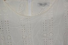 Bluse mit Lochmuster Janis und John Gr. 36 Hippie Baumwolle