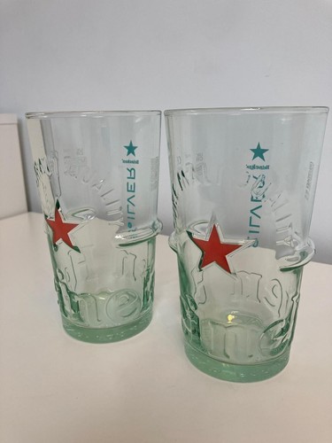 Heineken silber pint glas - x, 2
