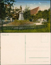 Ansichtskarte Freiberg (Sachsen) Partie am Bismarckdenkmal 1913