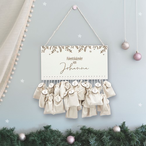 Adventskalender holz - adventskalender,