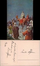 Araber Beduinen in der Wüste Kamel Weihnachten - Christmas 1914