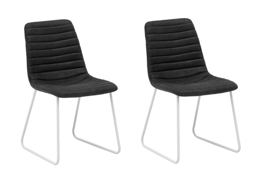 Stuhl milton stoff grau - stuhl,