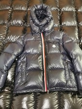 Moncler Montbeliard Daunenjacke Herren  Größe 4 XL blau