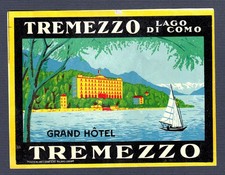 ein alter Kofferaufkleber