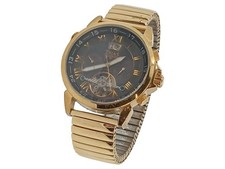 TRIAS Herren Armbanduhr Gold