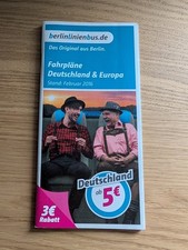 berlinlinienbus Fahrplan Deutschland & Europa 2016 - das Original aus Berlin