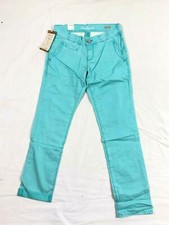 J03091 Damen Hose Stoff mavi