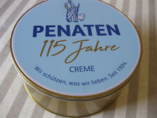 Dose PENATEN Blech groß 115 Jahre Edition Aufbewahrung Ø 21 cm, Höhe 9,5 cm leer