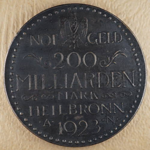 Notgeld heilbronn 200 - notgeld,