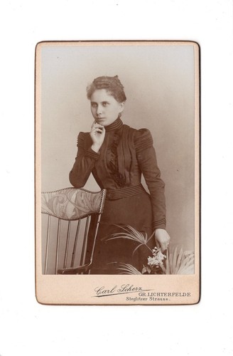 Cdv foto damenportrait - cdv, /