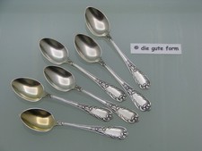 AWS WELLNER 90 - -- 61 PLUTO - 6x Mokkalöffel 10,4 cm -- - sehr guter Zustand