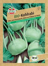 Sperli BIO Kohlrabi weiß  Gemüsesamen