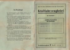 DDR KFZ-Brief